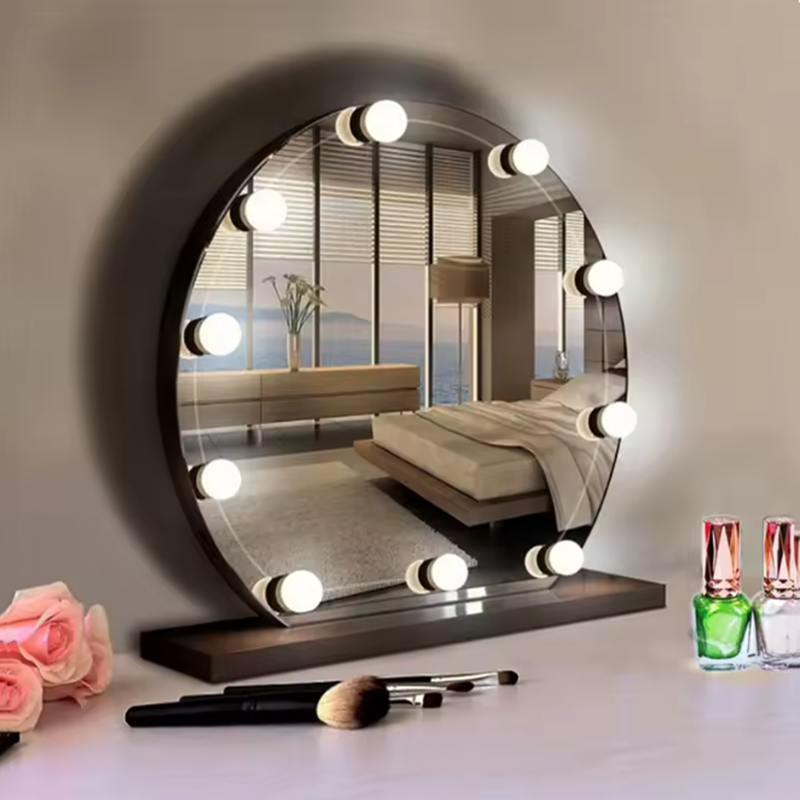 Desk Setup Lamp - Lâmpada de Maquiagem Hollywood com Espelho