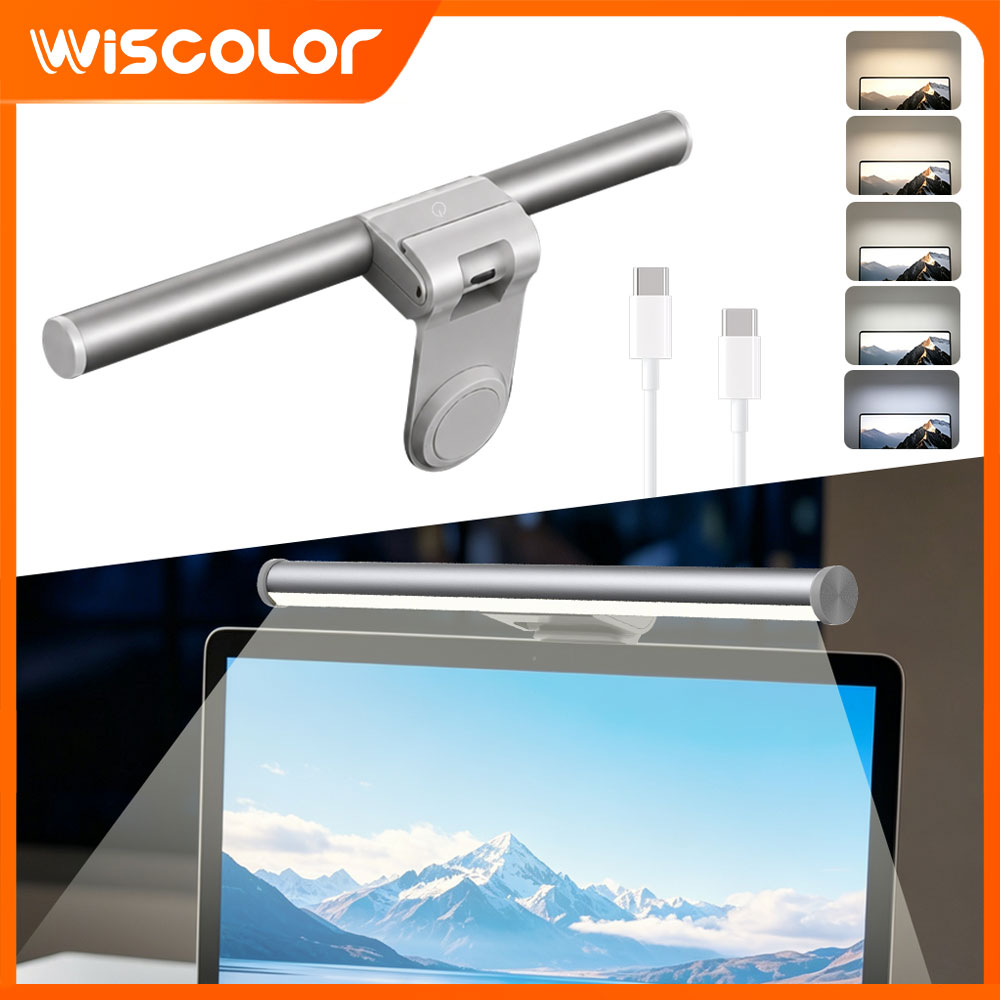 Setup Desk Monitor - Luzes LED RGBIC, Barra de Luz