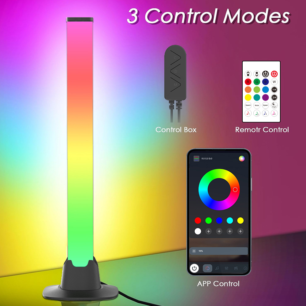 Barra de luzes LED RGB com con - Desk Setup With Tv avaliação e preço