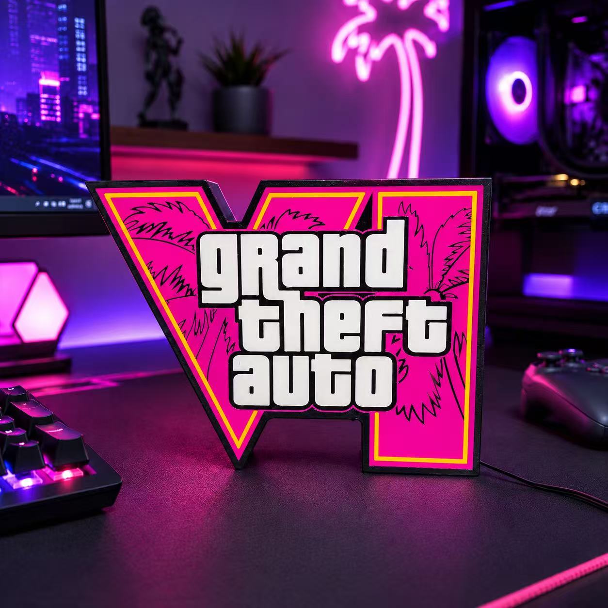 2026 Novo GTA 6 Horizon Luz Am - Desk Setup Lamp avaliação e preço