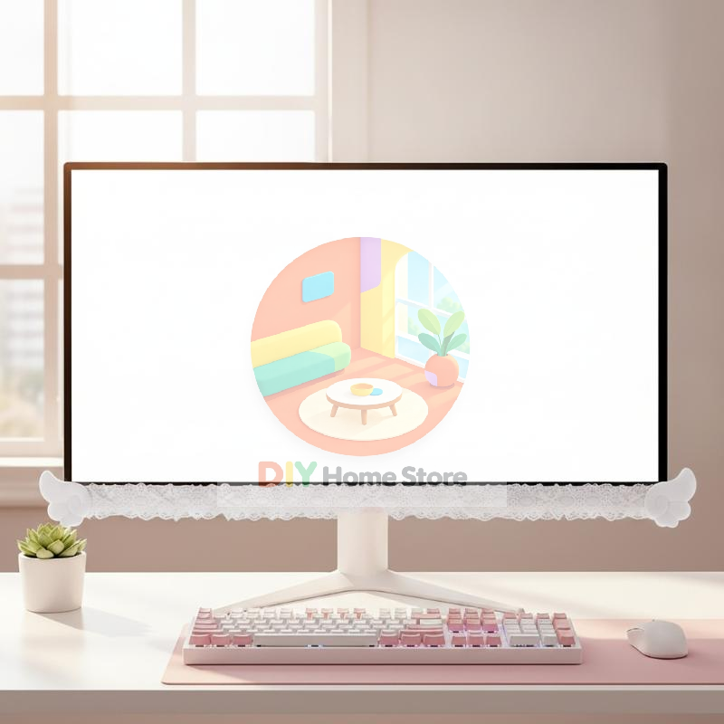 Guarnição de tela com detalhes - Setup Desk Monitor avaliação e preço