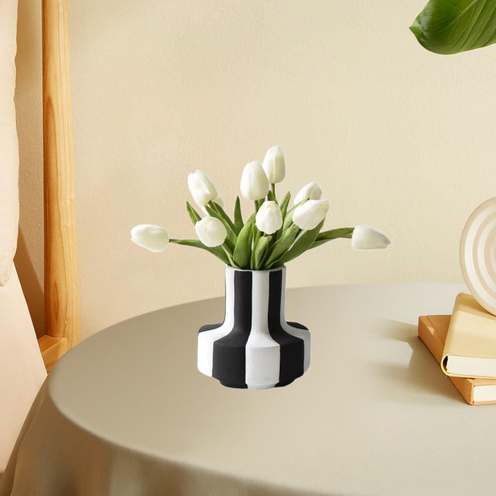 Vaso Elegante Preto e Branco c - Desk Setup Minimalist avaliação e preço