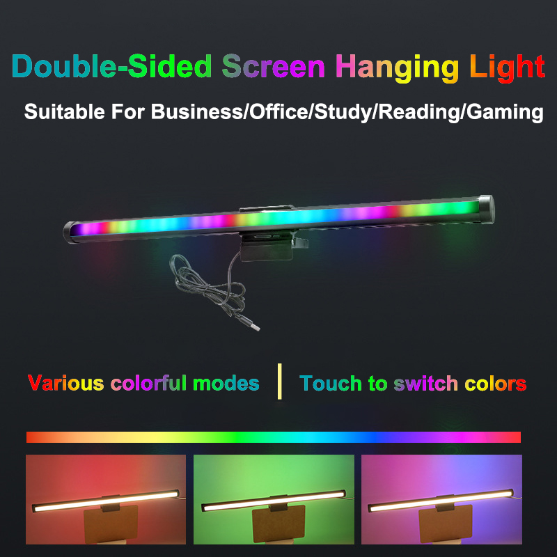 40cm rgb atmosfera candeeiro d - Desk Setup Lamp avaliação e preço